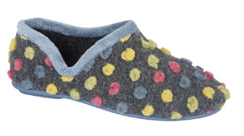 Sleepers Slippers LS311LC Blue size 8